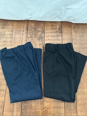 Cat & Jack Boys' Navy and Black Dress Pants Set